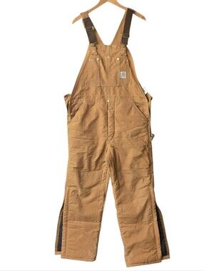 CARHARTT Overalls R03 36x32  Brown Outdoor Winter